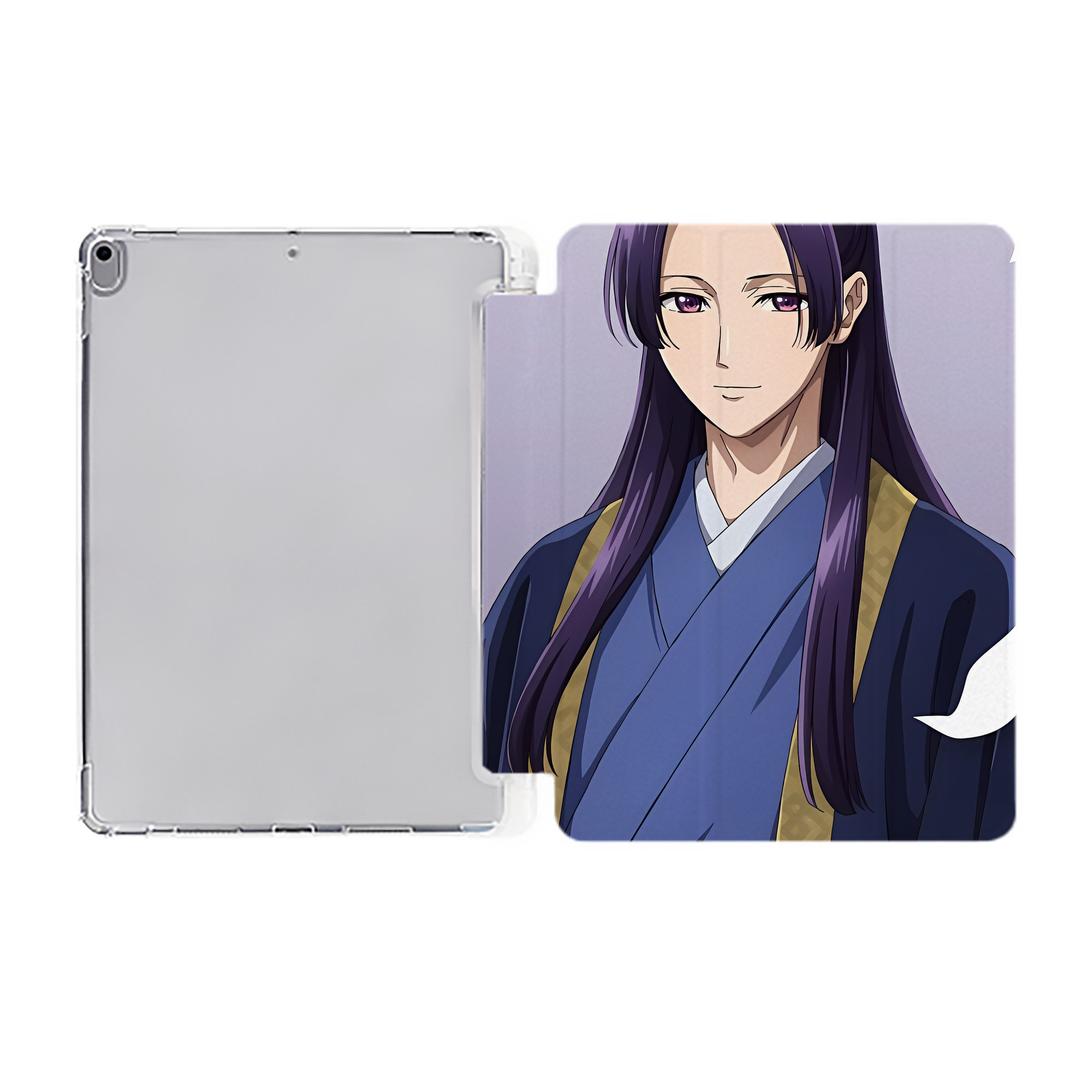 （画像用） 薬屋のひとりごと The Apothecary Diaries IPad ケース ペン収納付き 三つ折りスタンド PUレザー×シリコン 対応機種9.5/10.5/10.9インチ